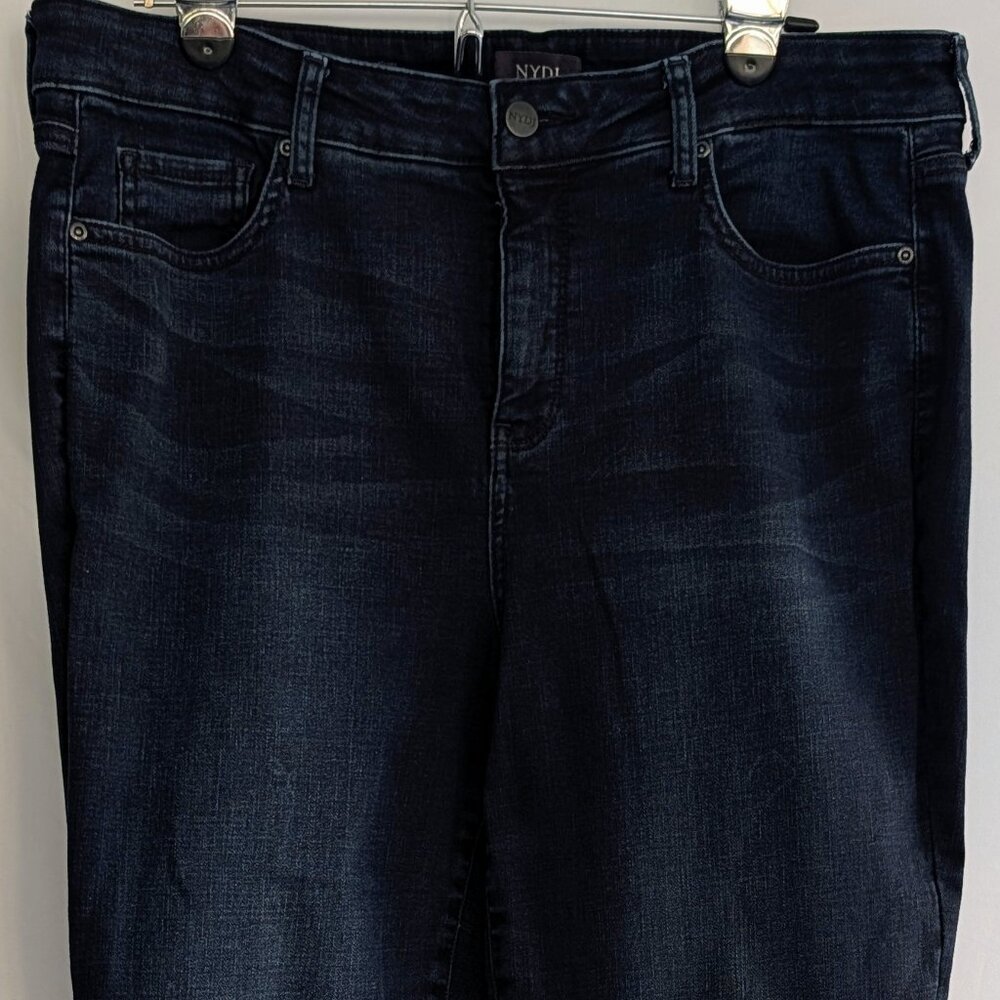 NYDJ Marilyn Straight Leg Lift X Tuck Technology Blue Size 16 $20.00